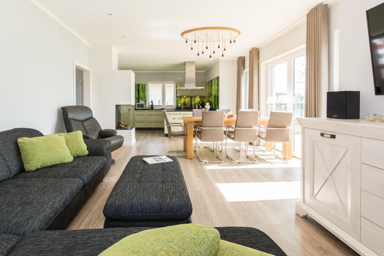 Luxus-See-Domizil Mit Sauna, Kamin Und Boot-130 Qm Fuer 6 Personen Krakow am See Extérieur photo